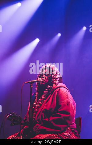 Kopenhagen, Dänemark. Februar 2024. Die schwedische Sängerin und Songwriterin Waterbaby gibt ein Live-Konzert im VEGA in Kopenhagen. (Foto: Gonzales Photo/Alamy Live News Stockfoto