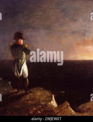 Napoléon Bonaparte (1769–1821) (Napoléon on on St Helena), Porträtgemälde in Öl auf Leinwand von Benjamin Haydon, vor 1846 Stockfoto