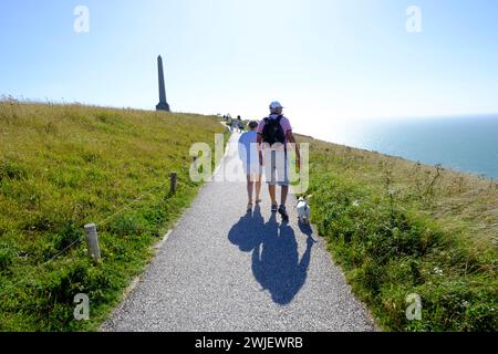 Cap Gris-Nez, entlang des Küstengebiets cote d'Opale (Nordfrankreich) Stockfoto