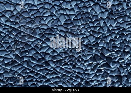 Der Hintergrund aus zerbrochenem, zerbrochenem Glas Stockfoto