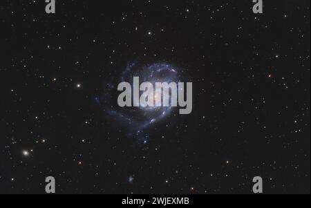 Messier 101 - eine Spiralgalaxie in Ursa-Major Stockfoto