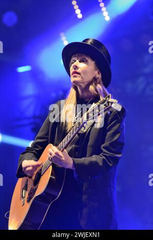 52. Lorient Interceltic Festival (Bretagne Nordwestfrankreich) am 5. August 2023: Suzanne Vega im Konzert Stockfoto