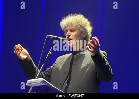 52. Lorient Interceltic Festival (Bretagne Nordwestfrankreich): Denez Prigent Konzert am 10. August 2023 Stockfoto