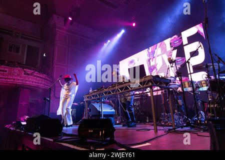 Newcastle, UK - Electronic Dance Band Crazy P unterstützt Roisin Murphy am 14. Februar 2024 im O2 City Hall in Newcastle. Foto: Jill O'Donnell/Alamy Live News Stockfoto