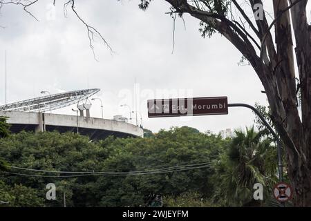 Morumbi Stadium in Sao Paulo, Brasilien Stockfoto