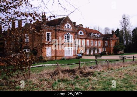 West Horsley Place (Button House), ein Herrenhaus aus dem 15. Jahrhundert in Surrey, England, Großbritannien, Februar 2024 BBC-TV-Show Ghosts Stockfoto