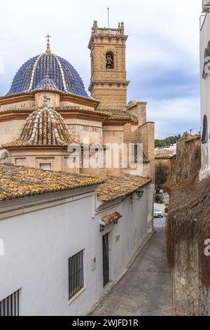 San Roque Kirche: Ein historisches Juwel in Oliva, Valencia, Spanien Stockfoto