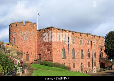 Shrewsbury Castle, Shrewsbury, Shropshire, England, Großbritannien. Stockfoto