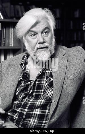 Dichter John Silkin am Wycliffe College 1988 Stockfoto