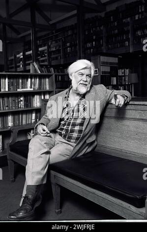 Dichter John Silkin am Wycliffe College 1988 Stockfoto