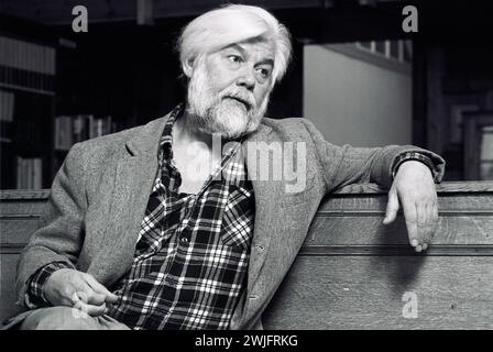 Dichter John Silkin am Wycliffe College 1988 Stockfoto