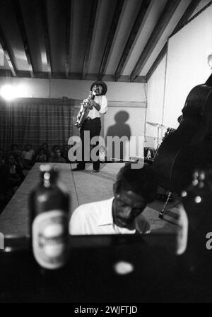 Philippe Gras / Le Pictorium - der amerikanische Jazz-Saxophonist, Sänger und Komponist Albert AYLER. - 07/07/2021 - Frankreich / Alps Maritimes / Saint Paul de Vence - Albert AYLER lebt am 27. Juli 1970 im Nuits de la Fondation Maeght in Saint-paul de Vence Stockfoto