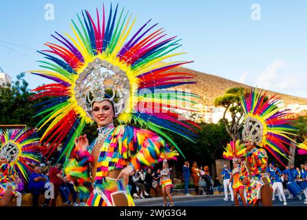 Carnaval de Gáldar en Gran Canaria, España Stockfoto