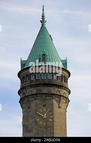 BCEE Uhrenturm in Luxemburg-Stadt Stockfoto