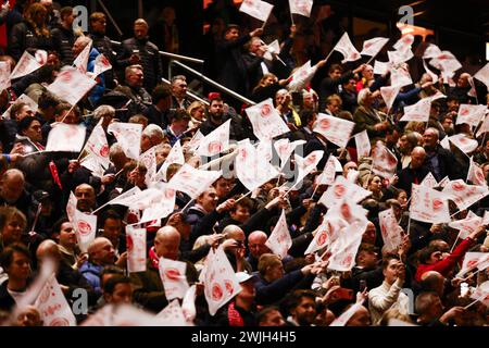 Amsterdam, Niederlande. Februar 2024. AMSTERDAM, 15.02.2024, JohanCruyff Stadium, Europa Conference League Saison 2023/2024. Übereinstimmung zwischen Ajax und FK Bodo/Glimt. Atmosphäre vor dem Spiel Credit: Pro Shots/Alamy Live News Stockfoto