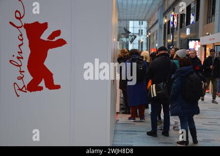 Berlin, Deutschland - 15. Februar 2024 - die Berlinale 2024, das Internationale Filmfestival, startet. (Foto: Markku Rainer Peltonen) Stockfoto