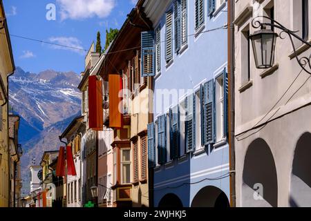 Lauben, Laubengasse, Meran, Südtirol, Italien Stockfoto