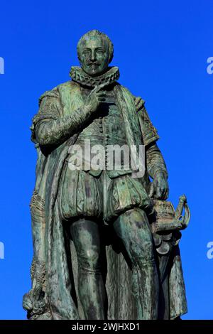 Denkmal von Wilhelm dem Schweigen (1533–1584), Prinz von Orange, in den Haag, Niederlande Stockfoto