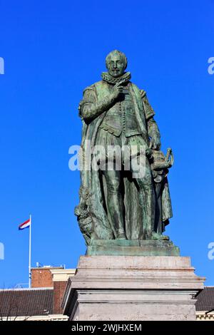 Denkmal von Wilhelm dem Schweigen (1533–1584), Prinz von Orange, in den Haag, Niederlande Stockfoto