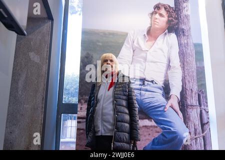 Rom, Italien. Februar 2024. Danilo Calvani, Leiter der Bewegung „CRA – Agricoltori Traditi“ (Foto: Matteo Nardone/Pacific Press/SIPA USA) Credit: SIPA USA/Alamy Live News Stockfoto