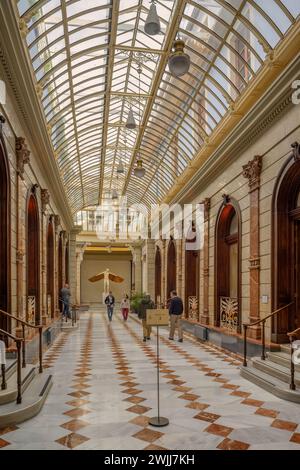 Das Real Casino von Murcia oder Casino de Murcia ist eines der emblematischsten Gebäude der Stadt mit dem gleichen Namen, Hauptstadt der Region Murcia. Stockfoto