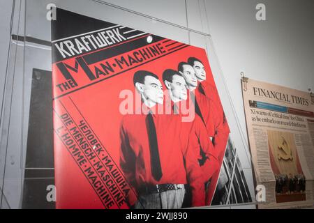 Bild des Albumcovers von Kratwerk man Machine in Belgrad, serbien. The man-Machine ist das siebte Studioalbum der deutschen Musikband Kr Stockfoto