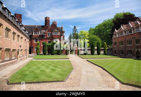 East Range des Ivy Court vom Pembroke College. Universität Cambridge. Vereinigtes Königreich Stockfoto