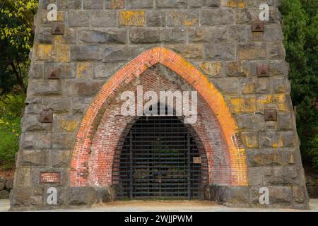 Oregon Iron Company Ofen, George Rogers Park, Lake Oswego, Oregon Stockfoto