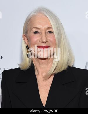 Beverly Hills, USA. Februar 2024. Helen Mirren kam am 15. Februar 2024 zu den American Cinematheque Awards 2024 im Beverly Hilton Hotel in Beverly Hills, KALIFORNIEN. © Lisa OConnor/AFF-USA.com Credit: AFF/Alamy Live News Stockfoto