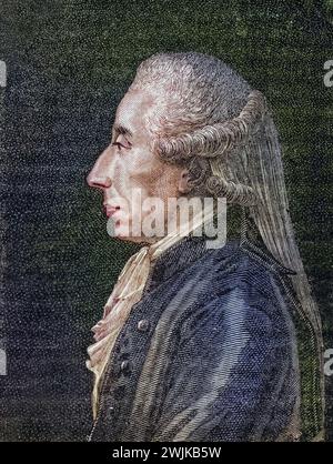 Jean-Sylvain Bailly (geb. 15. September 1736 in Paris; Std. 12. November 1793 ebenda) war ein französischer Astronom und erster Bürgermeister von Paris, Historisch, digital restaurierte Reproduktion von einer Vorlage aus dem 19. Jahrhundert, Datum nicht angegeben Stockfoto