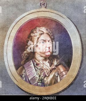 Duc d'Orleans, Louis-Philippe Joseph, alias Philippe Egalite auch Duc de Chartres, 1725-1785. Regent von Frankreich für Ludwig XV., Historisch, digital restaurierte Reproduktion von einer Vorlage aus dem 19. Jahrhundert, Datum nicht angegeben Stockfoto