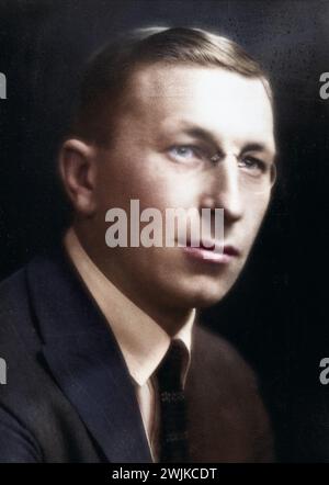 Sir Frederick Grant Banting (geb. 14. November 1891 in Alliston; Std. 21. Februar 1941 bei Musgrave Harbour) war ein kanadischer Chirurg und Physiologe. Nobelpreis für Medizin 1923, historisch, digital restaurierte Reproduktion von einer Vorlage aus dem 19. Jahrhundert, Datum nicht angegeben Stockfoto