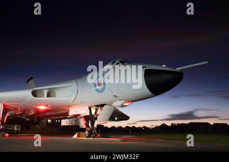 Avro Vulcan, B2, XM603, Avro Heritage Museum, Woodford, Stockport, Manchester, England, Vereinigtes Königreich, Stockfoto