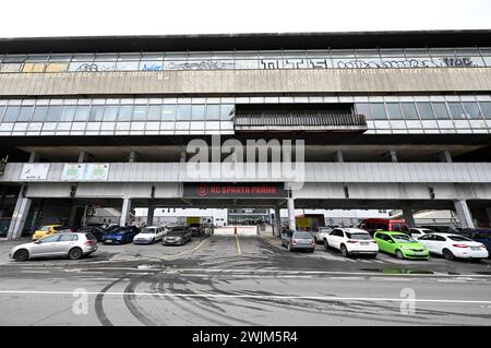 Das große Strahov-Stadion in Prag, Tschechische Republik, 15. Februar 2024. (CTK Foto/Michal Krumphanzl) Stockfoto