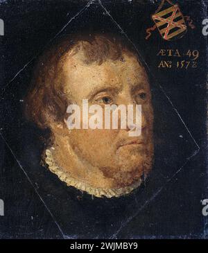 Porträt von Willem Ploos van Amstel, Bailiff von Loosdrecht, anonym, 1578 Stockfoto