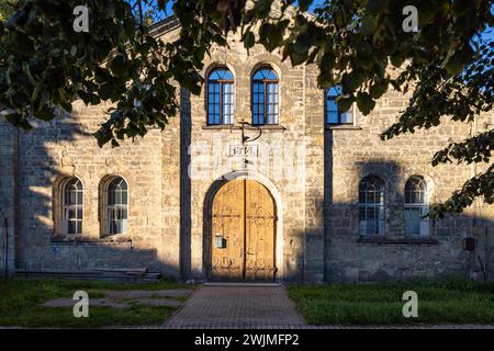 Historische Altstadt von Quedlinburg. Stockfoto