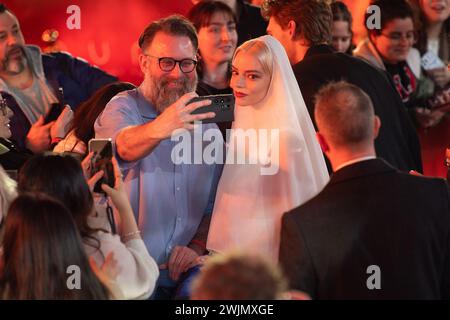 London, Großbritannien. Februar 2024. Im Bild: Anya Taylor-Joy besucht die Weltpremiere von „Dune: Part Two“ am Leicester Square. Quelle: Justin Ng/Alamy Live News Stockfoto