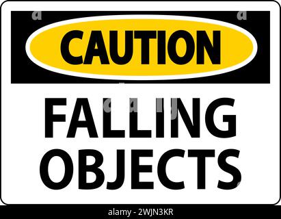 Warnschild, Herabfallende Gegenstände Stock Vektor