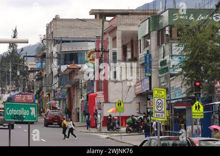 UIO COMERCIO EL CONDADO Quito, 16 de febrero de 2024. Crecimiento economico alrededor del Centro Comercial Condado, Av de La Prensa y Mariscal Sucre. API / Hamilton Lopez Quito Pichincha Ecuador SOI-UIOCOMERCIOELCONDADO-70d1737faf039d6dbf56679bb71cbb36 *** UIO COMERCIO EL CONDADO Quito, 16. Februar 2024 Wirtschaftswachstum rund um das Condado Einkaufszentrum, Av de La Prensa DAy Mariscal Sucre API Hamilton Lopez Quito API Stockfoto