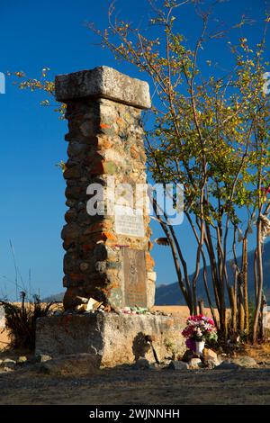 Grab von Chief Joseph, Nez Perce National Historical Park, Joseph, Hells Canyon National Scenic Byway Oregon Stockfoto