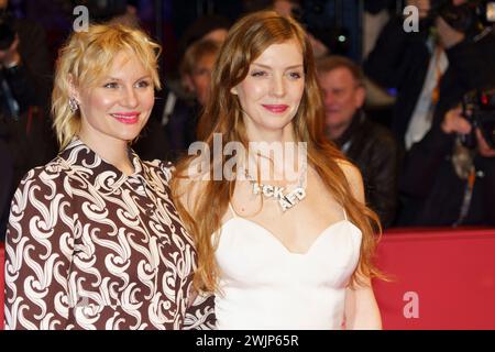 Berlin, Berlin, Deutschland. Februar 2024. Roter Teppich vor der Eröffnung der Gala, Berlinale 15. Februar 2024 (Foto: © Beata Siewicz/Pacific Press via ZUMA Press Wire) NUR ZUR REDAKTIONELLEN VERWENDUNG! Nicht für kommerzielle ZWECKE! Stockfoto