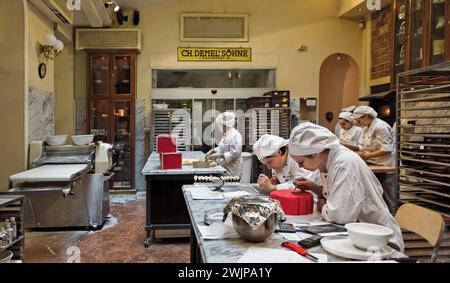 Cafe Demel Vienna Bakery Interior Wien Österreich Stockfoto