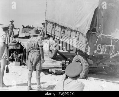 A. I. F. in der westlichen Wüste. Oktober 1940. Stockfoto