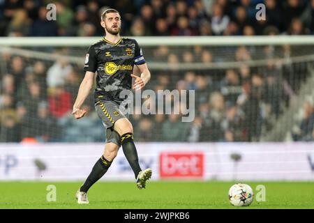 West Bromwich, Großbritannien. Februar 2024. Jack Stephens in Southampton im Rahmen des EFL Sky Bet Championship-Spiels zwischen West Bromwich Albion und Southampton am 16. Februar 2024 in den Hawthorns in West Bromwich, England. Foto von Stuart Leggett. Nur redaktionelle Verwendung, Lizenz für kommerzielle Nutzung erforderlich. Keine Verwendung bei Wetten, Spielen oder Publikationen eines einzelnen Clubs/einer Liga/eines Spielers. Quelle: UK Sports Pics Ltd/Alamy Live News Stockfoto