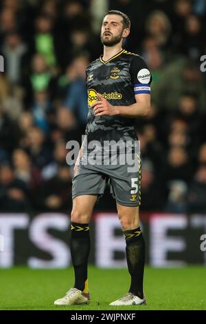 Jack Stephens aus Southampton während des Sky Bet Championship Matches West Bromwich Albion vs Southampton at the Hawthorns, West Bromwich, Großbritannien, 16. Februar 2024 (Foto: Gareth Evans/News Images) Stockfoto