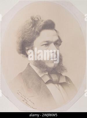 Nadar (Gaspard-Félix Tournachon, bekannt als 1820-1910). Selbstporträt. Paris, Carnavalet Museum. 24144-7 Selbstporträt, französischer Fotograf, Porträt Stockfoto