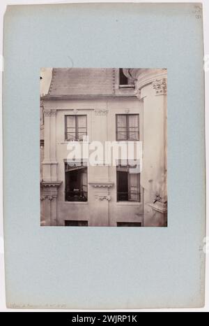 Emonts or Emonds, Pierre (Nr. 1831-03-29-D.1912), Hotel de Beauvais, 68 rue Francois Miron, 4. Arrondissement, Paris (Dummy title), 1862, Albumin-Papier. Carnavalet Museum, Geschichte von Paris. Stockfoto