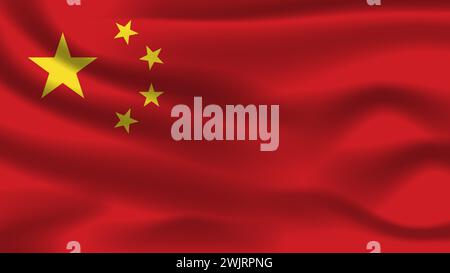 Nationalflaggensymbol von china Stockfoto
