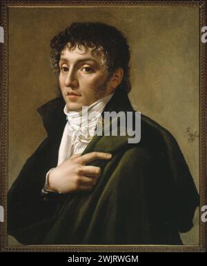 Antoine-Jean Gros (1771-1835). Etienne Henri Méhul (1763-1817) französischer Komponist, 1799. Öl auf Leinwand. Paris, Carnavalet Museum. 27036-1 französischer Komponist, Musiker, Porträt, Öl auf Leinwand Stockfoto