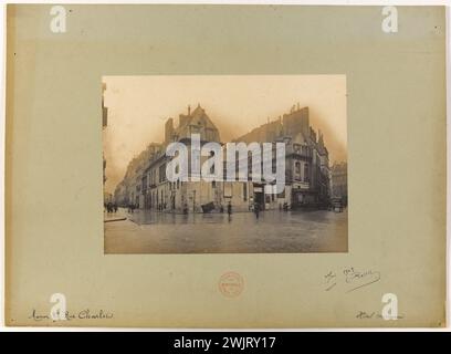 Barry, Jean. Haus 863, rue Charlot. / Mascrani Hotel. 'Außenansicht des Mascrani Hotels, Rue Charlot 83, 3. Arrondissement, Paris'. 1903-05-1903-05. Paris, Carnavalet Museum. 144164-21 Stockfoto